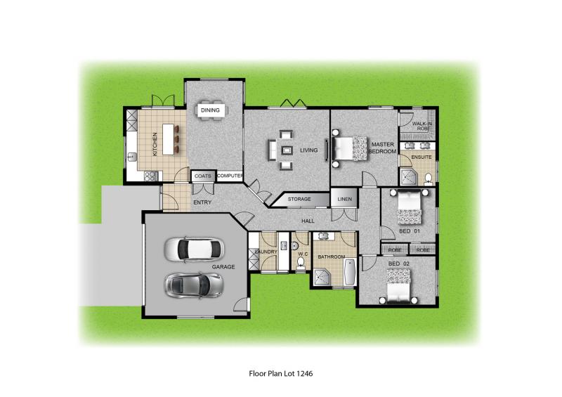 Lot 1246 Floor Plan Web